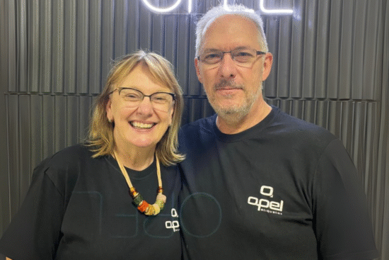 Sócios fundadores da Opel Elio e Marcia Decimo