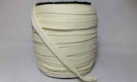 Cadarco tubular de polieste off white